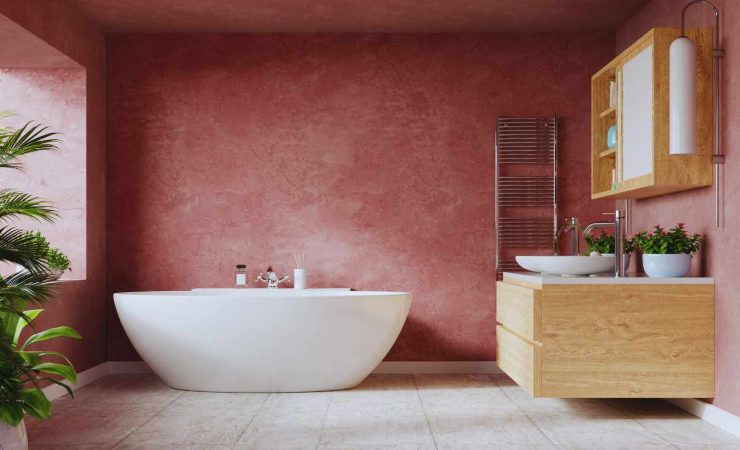 idee per dipingere la casa di rosa